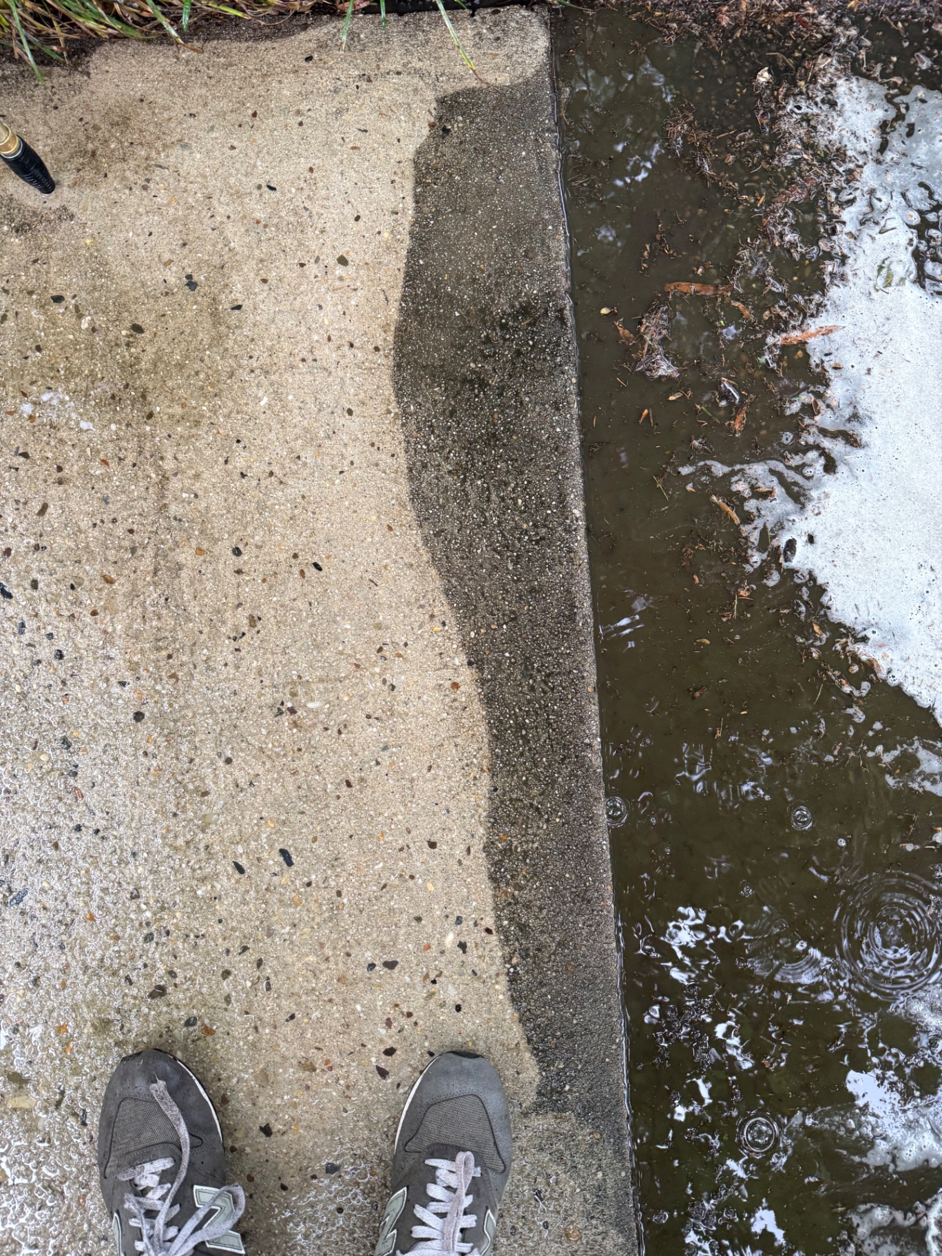 Clean Curb pressure washing work